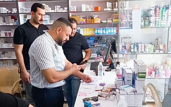 فريق تفتيشي يستهدف الصيدليات المجاورة لمستشفى الديوانية التعليمي