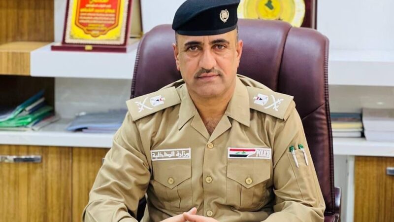 قائد شرطة الديوانية يعلن نجاح الخطة الأمنية الخاصة بالايام العشرة الاولى لمحرم