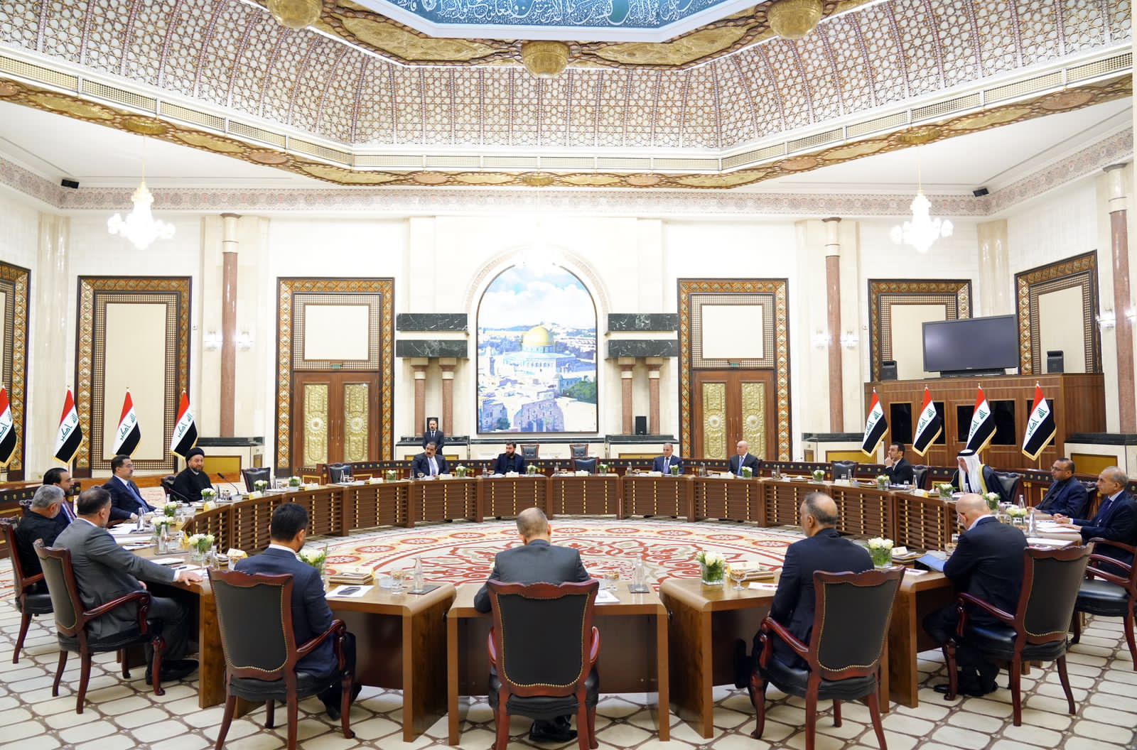 إدارة الدولة يبحث ملف الانتخابات ويؤكد دعمه لحوار الحكومة مع واشنطن