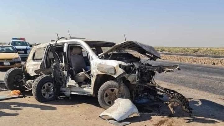 حادث سير يودي بحياة عدد من افراد عائلة وزير النفط