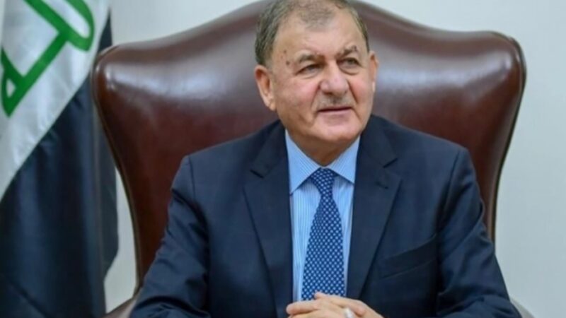 رئيس الجمهورية يؤكد أهمية العمل المشترك لترسيخ الأمن والحفاظ على سيادة العراق