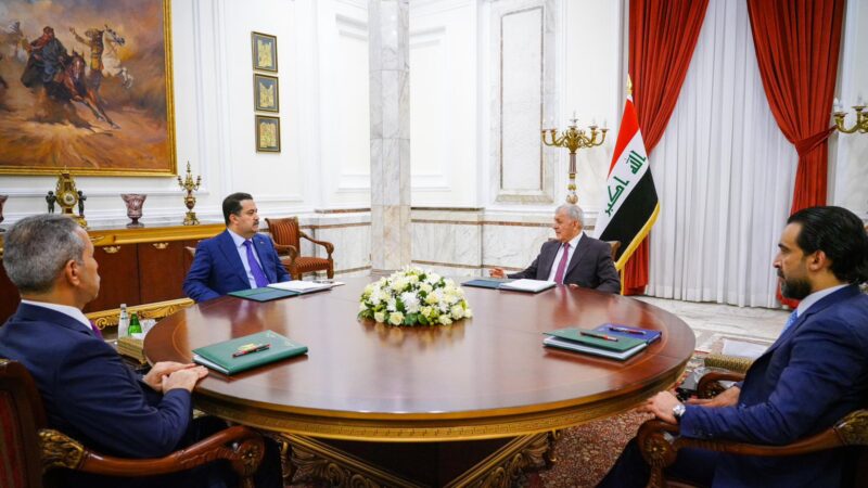 الرئاسات الاربع تعقد اجتماعا لمناقشة مستجدات الأوضاع
