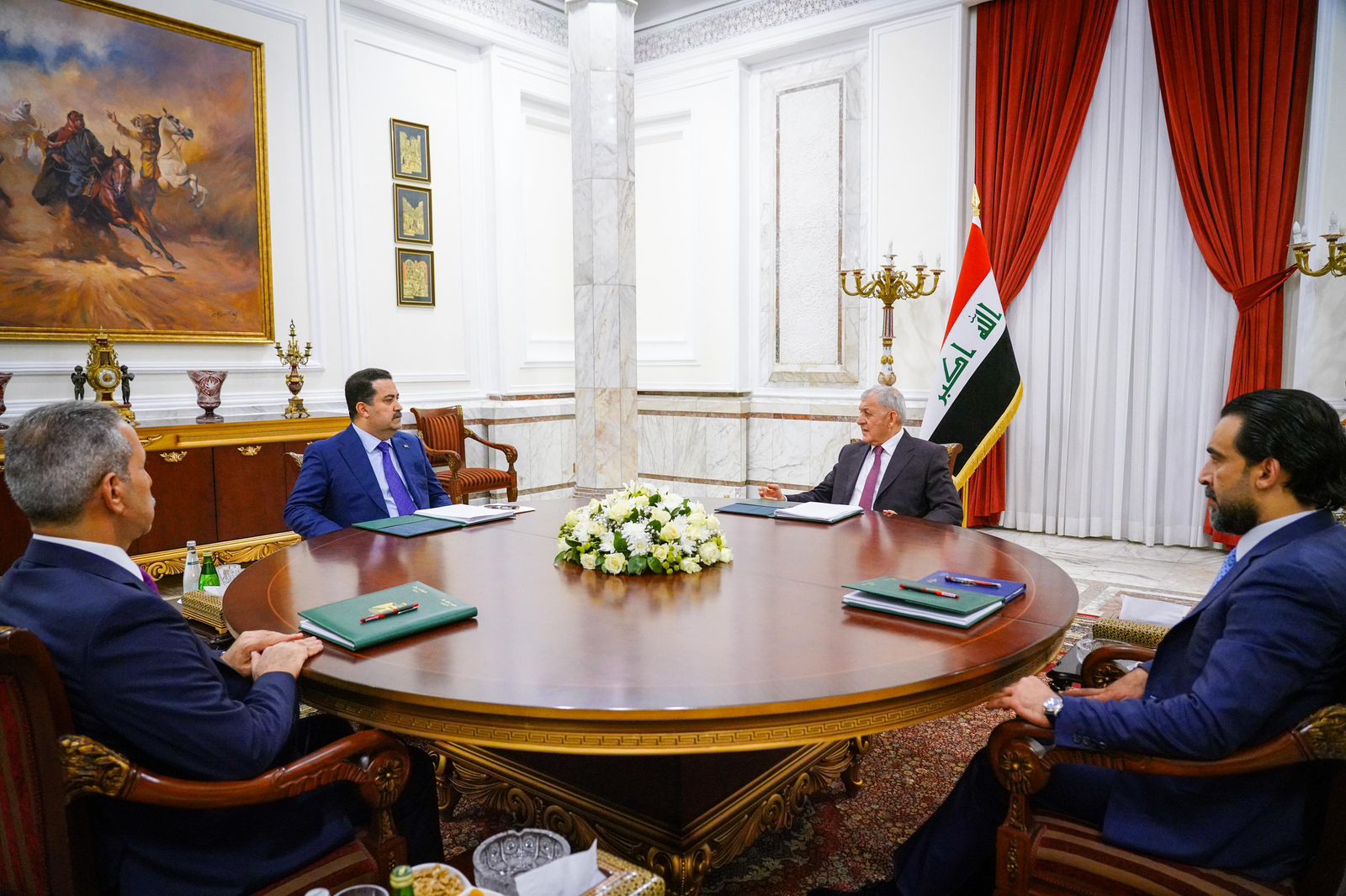 الرئاسات الاربع تعقد اجتماعا لمناقشة مستجدات الأوضاع