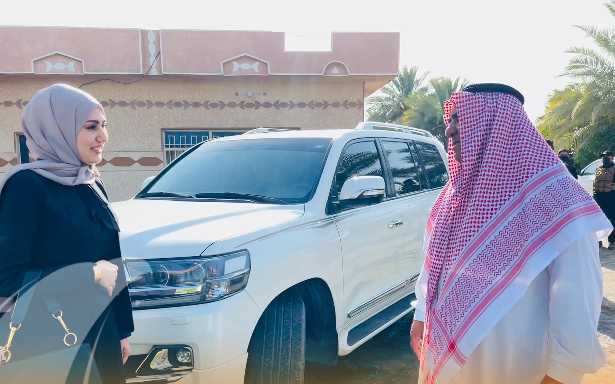 سرقة أسلحة من سيارة النائبة عن حزب تقدم سارة الدليمي غربي بغداد