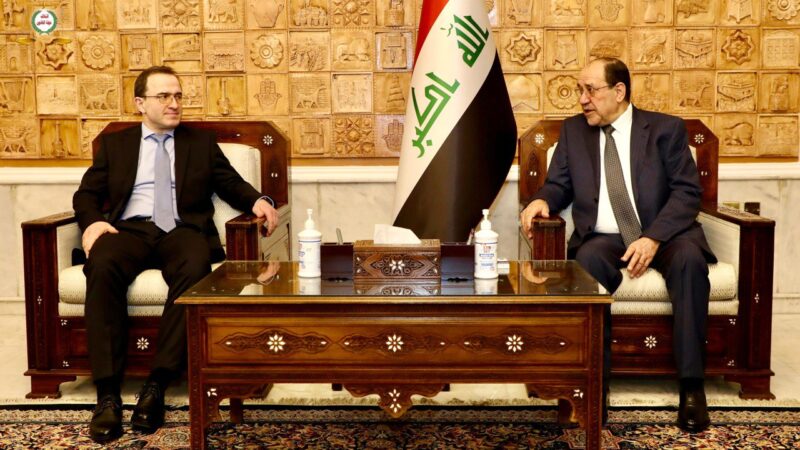 المالكي والسفير الروسي يبحثان مستجدات الأوضاع السياسية والأمنية في العراق والمنطقة